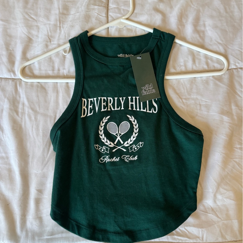 Wild Fable Green Tank Top